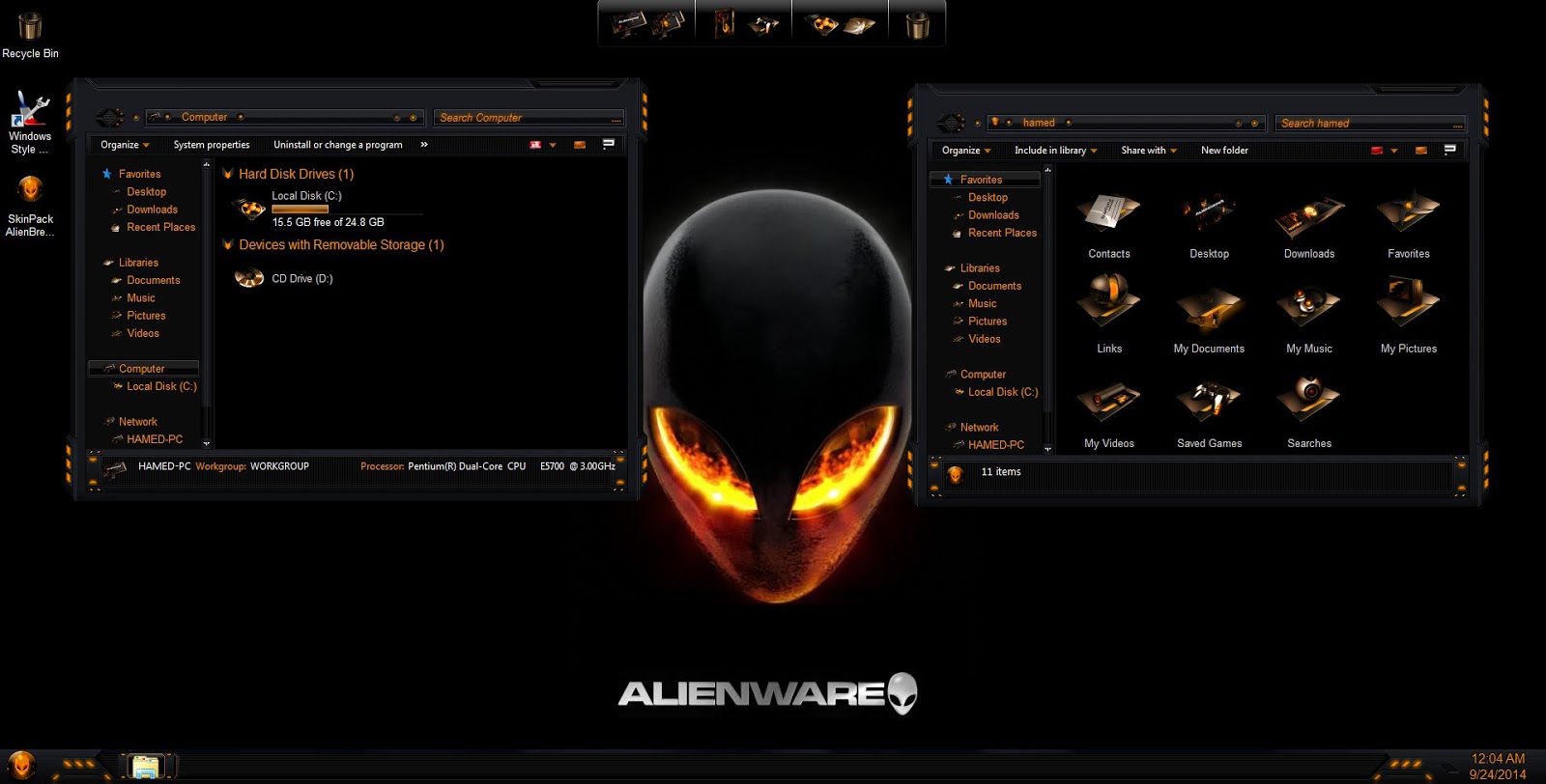 ben 10 ultimate alien themes for windows 7